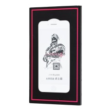 Захисне скло для iPhone 7/8 King Fire біле (OEM)