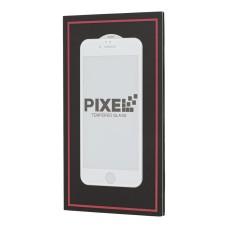 Захисне скло для iPhone 6 / 6s Full Screen Pixel біле
