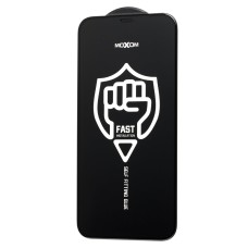 Захисне скло для iPhone 12/12 Pro Moxom чорне