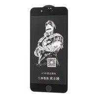 Захисне скло для iPhone 7 Plus / 8 Plus King Fire чорне (OEM)