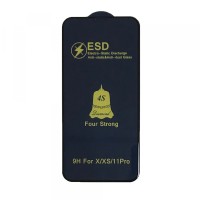 Захисне скло ESD 4S (anti-static) iPhone X/11 Pro black тех упаковка