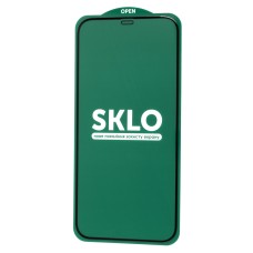 Захисне скло 5D для iPhone 12 Pro Max Sklo full glue чорне (OEM)