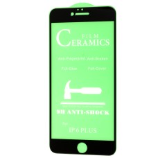 Захисне скло для iPhone 6 Plus ceramics anti-shock чорне