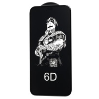 Захисне скло 6D для iPhone 12 mini King Fire чорне (OEM)