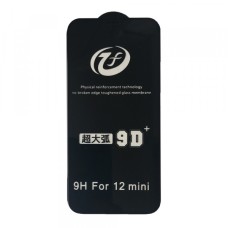 Захисне скло iPhone 9D+ iPhone 12 mini (5.4 ) black тех упаковка