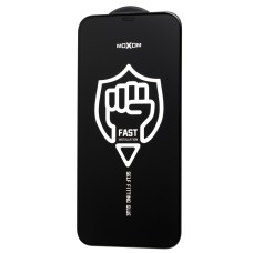 Захисне скло для iPhone 12 Pro Max Moxom чорне