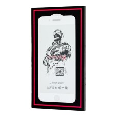 Захисне скло для iPhone 7 Plus / 8 Plus King Fire біле (OEM)