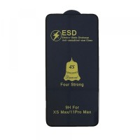 Захисне скло ESD 4S (anti-static) iPhone XS Max/ 11 Pro Max black тех упаковка