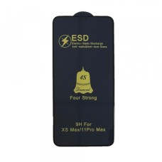 Захисне скло ESD 4S (anti-static) iPhone XS Max/ 11 Pro Max black тех упаковка