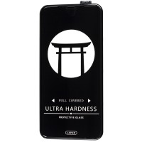 Захисне скло для iPhone Xr/11 Japan Airbag HD чорне (OEM)