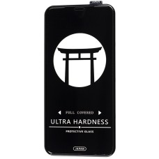 Захисне скло для iPhone Xr/11 Japan Airbag HD чорне (OEM)