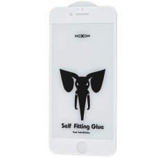 Захисне скло для iPhone 6/6s Moxom біле