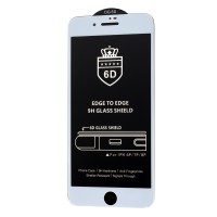 Захисне скло 6D для iPhone 7 Plus / 8 Plus OG Crown біле (OEM)