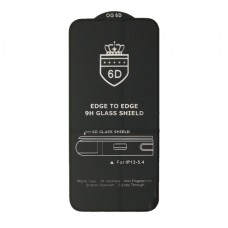 Захисне скло 6D EDGE TO EDGE для iPhone 13 mini (5.4 ) Black тех упаковка