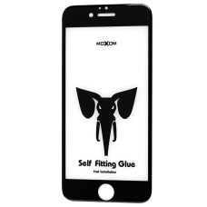 Захисне скло для iPhone 6/6s Moxom чорний