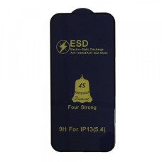 Захисне скло ESD 4S (anti-static) iPhone 13 mini black тех упаковка