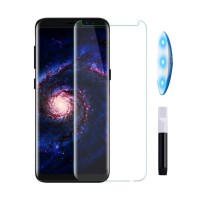 Захисне скло 3D для Samsung S8+/S9+ UV прозоре