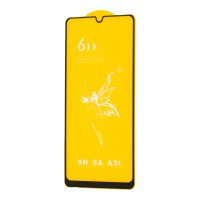 Захисне скло 6D Premium для Samsung Galaxy A31 (A315) чорне (OEM)