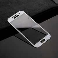 Захисне скло для Samsung A5/A520 (2017) Silk Screen білий