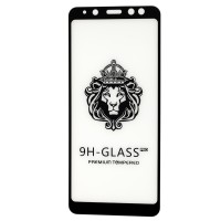 Захисне скло Samsung Galaxy A8 2018 (A530) Full Glue Lion чорне
