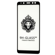 Захисне скло Samsung Galaxy A8 2018 (A530) Full Glue Lion чорне