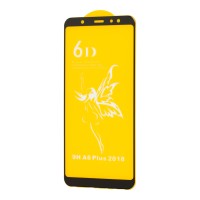 Захисне скло 6D Premium для Samsung Galaxy A6+ 2018 (A605) чорне (OEM)