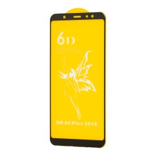 Захисне скло 6D Premium для Samsung Galaxy A6+ 2018 (A605) чорне (OEM)