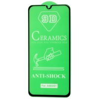 Захисне скло для Samsung Galaxy A40 (A405) "ceramics anti-shock" чорне (OEM)