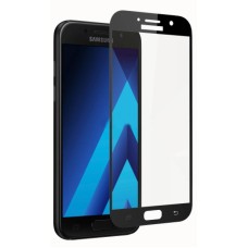 Захисне скло для Samsung A7/A720 (2017) Silk Screen чорний