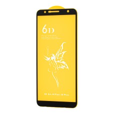 Захисне скло 6D Premium для Samsung Galaxy J6+ 2018 (J610) чорне (OEM)