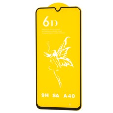 Захисне скло 6D Premium для Samsung Galaxy A40 (A405) чорне (OEM)