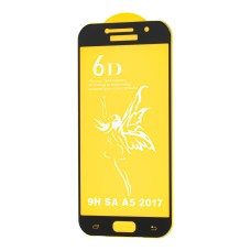 Захисне скло 6D для Samsung Galaxy A5 2017 (A520) чорне (OEM)