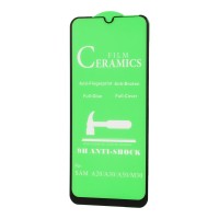 Захисне скло для Samsung Galaxy A30/A50/A50s/A30s "ceramics anti-shock" чорне (OE
