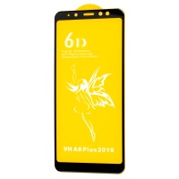 Захисне скло 6D Premium для Samsung Galaxy A8+ 2018 (A730) чорне