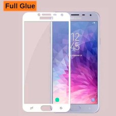 Захисне скло Samsung Galaxy J4 2018 (J400) Full Glue біле
