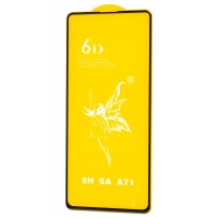 Захисне скло 6D Premium для Samsung Galaxy A71 (A715) чорне (OEM)