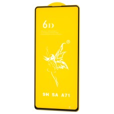 Захисне скло 6D Premium для Samsung Galaxy A71 (A715) чорне (OEM)