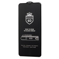 Захисне скло 6D для Samsung Galaxy A02 (A022) OG Crown чорний (OEM)