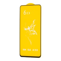 Захисне скло 6D для Samsung Galaxy A80 (A805) чорне (OEM)