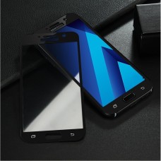 Захисне скло для Samsung A3/A320 (2017) Silk Screen чорний