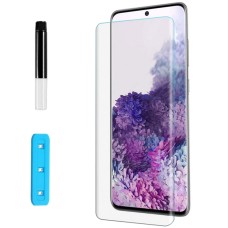 Захисне 3D скло для Samsung S20+ (G985) UV Nano прозоре UV клей + лампа