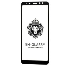 Захисне скло Samsung Galaxy A8+ 2018 (A730) Full Glue Lion чорне