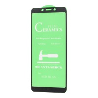 Захисне скло для Xiaomi Redmi 6/6A "ceramics anti-shock" чорне (OEM)