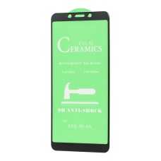 Захисне скло для Xiaomi Redmi 6/6A "ceramics anti-shock" чорне (OEM)