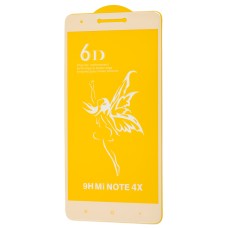 Захисне 6D скло для Xiaomi Redmi Note 4x біле (OEM)