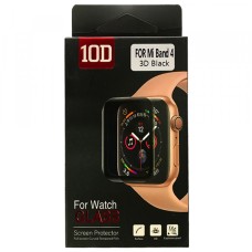 Захисне скло 10D PET+ PMMA для Mi Band 4 black