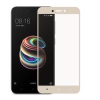 Захисне скло для Xiaomi Redmi 5a Full Screen золотистий