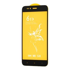 Захисне скло 6D для Xiaomi MI 5X/A1 Premium чорне