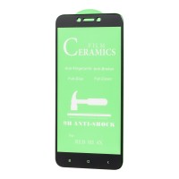 Захисне скло для Xiaomi Redmi 4x "ceramics anti-shock" чорне (OEM)