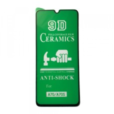 Захисне скло CERAMIC Samsung A705 Black тех упаковка